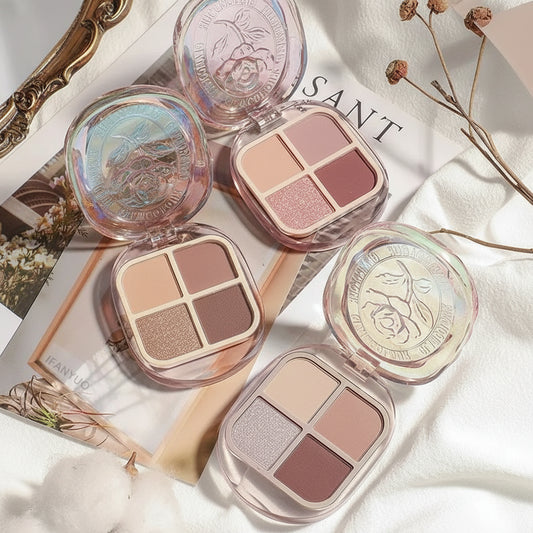 Paleta de sombras de ojos de 4 colores - Erlif