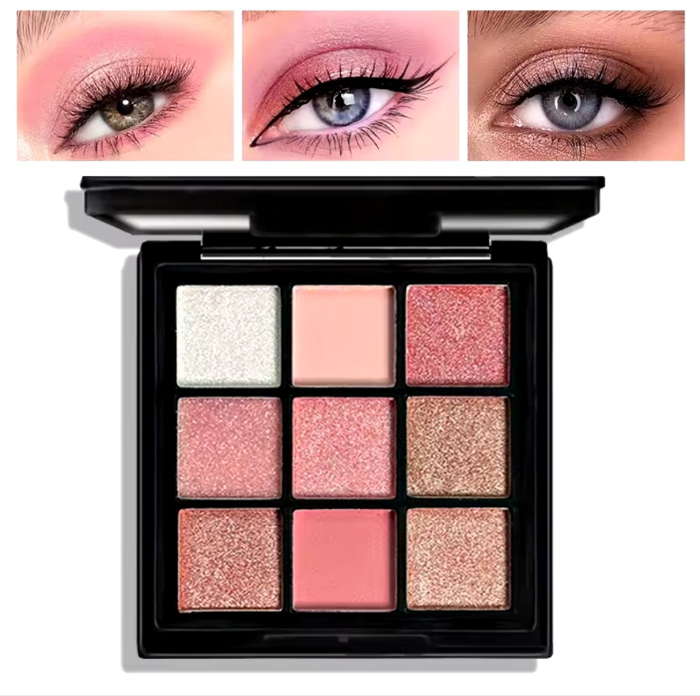 Paleta de sombras de ojos de 9 tonos - Erlif