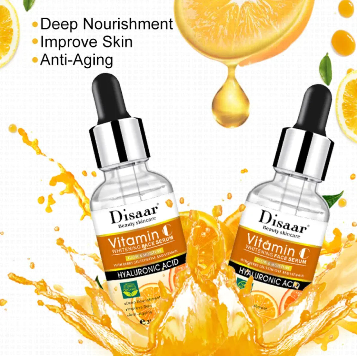 Serum de ácido hialurónico y vitamina c