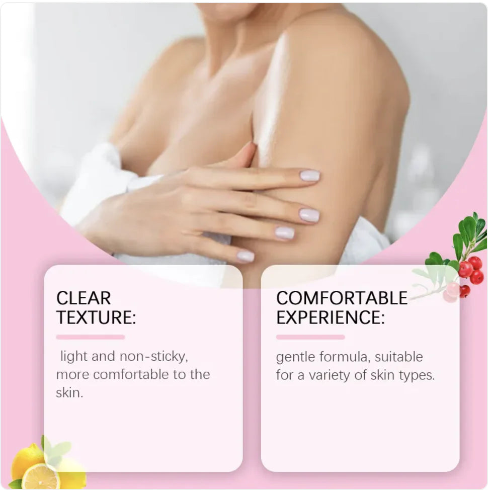 Gel corporal exfoliante de limón y papaya
