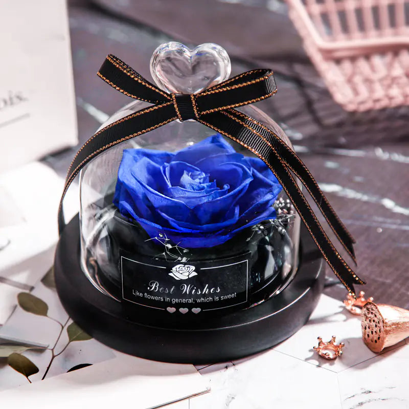 Caja de regalo de rosa eterna