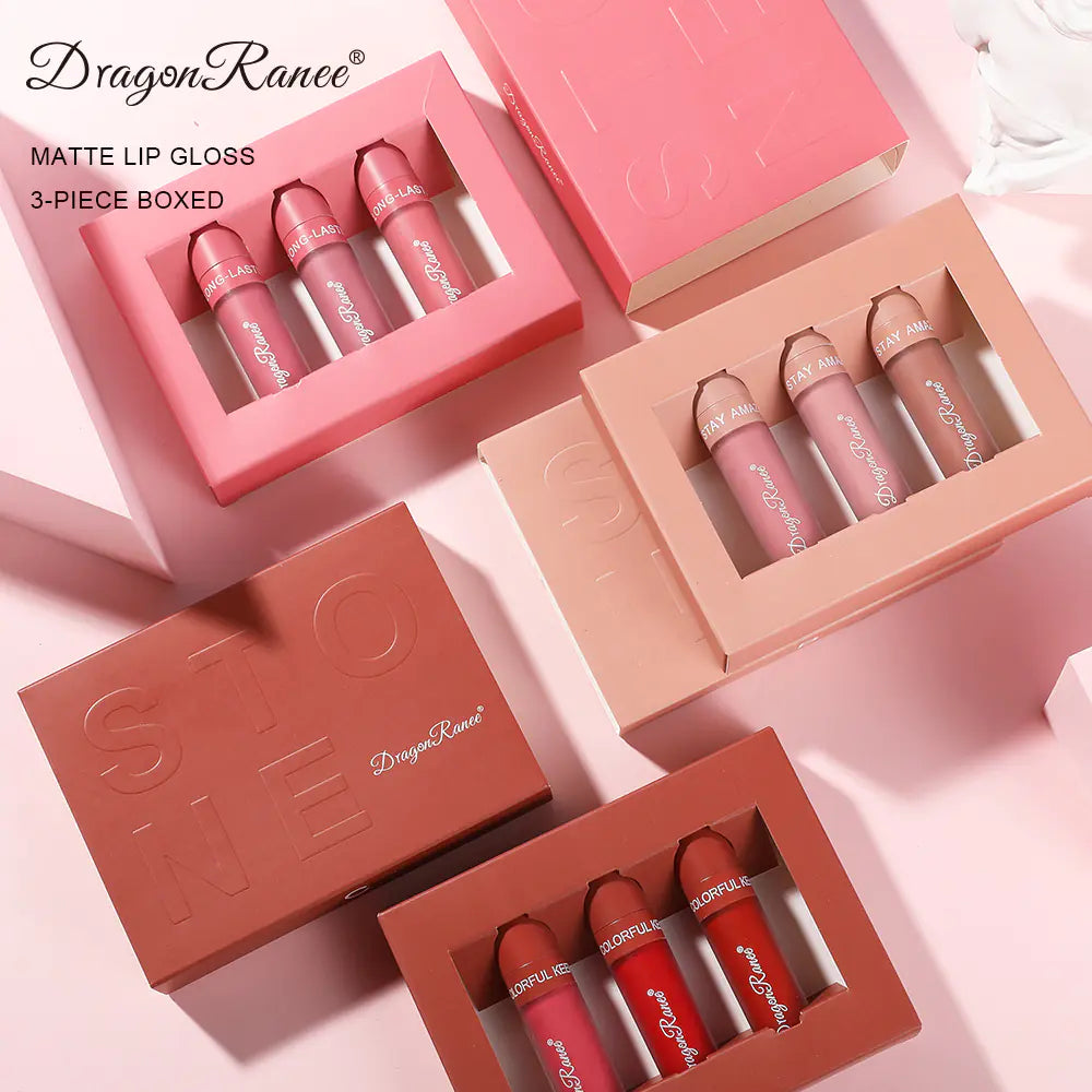 Pack 3 labiales liquidos de larga duración