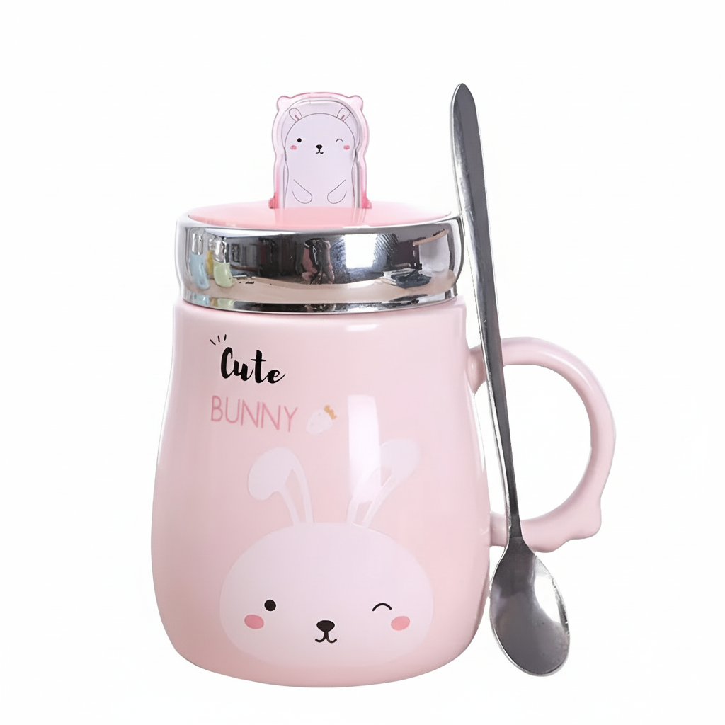 Taza de cerámica con tapa - Erlif