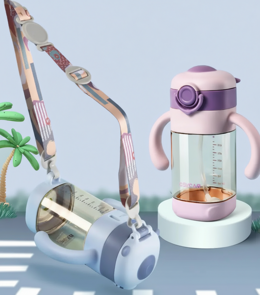 Vaso con pajita para niños - Erlif