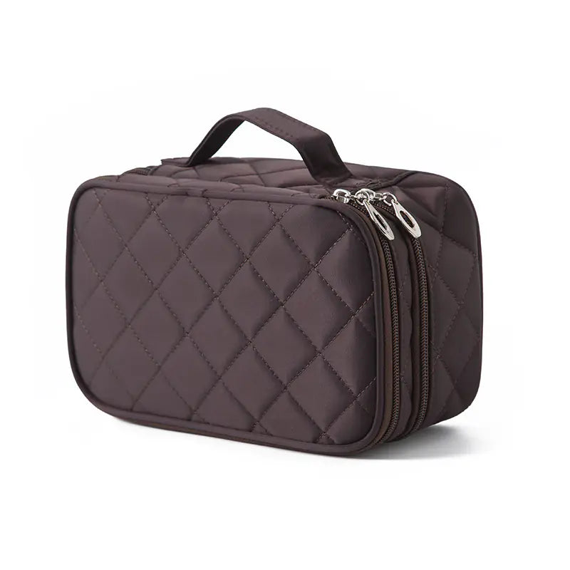 Bolsa de cosméticos de doble capa