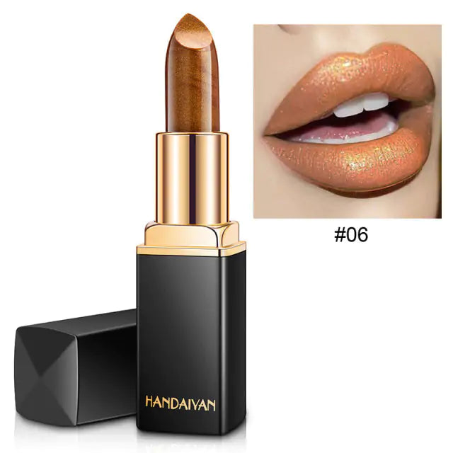 Labial brillante resistente al agua