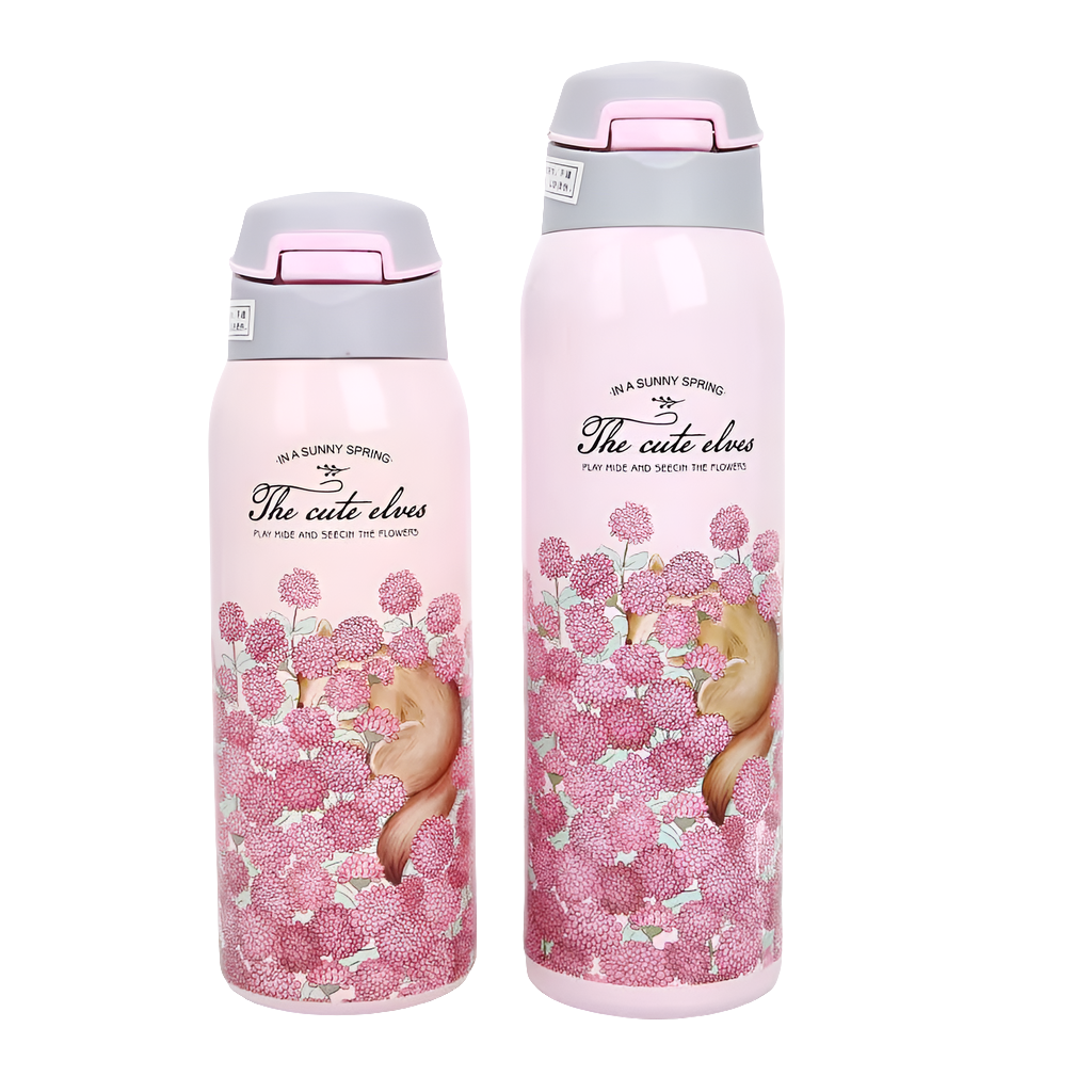 Botella Portátil con estampados