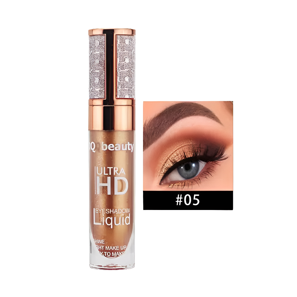 Sombra de ojos líquida con brillo perlado