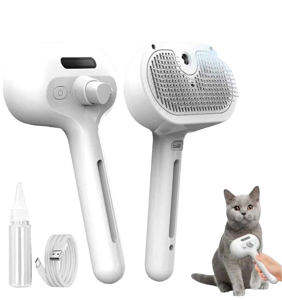 Cepillo autolimpiable para mascotas