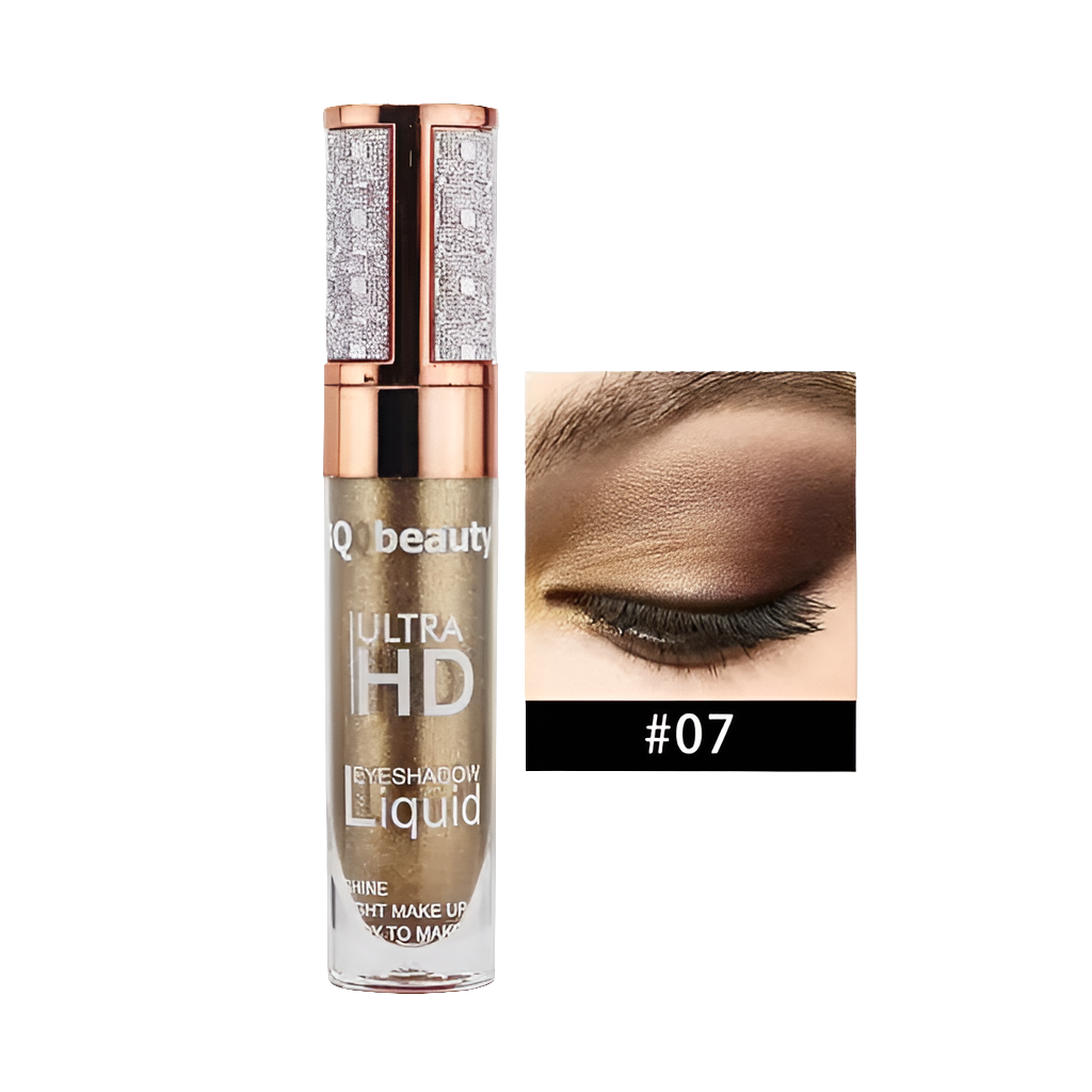 Sombra de ojos líquida con brillo perlado
