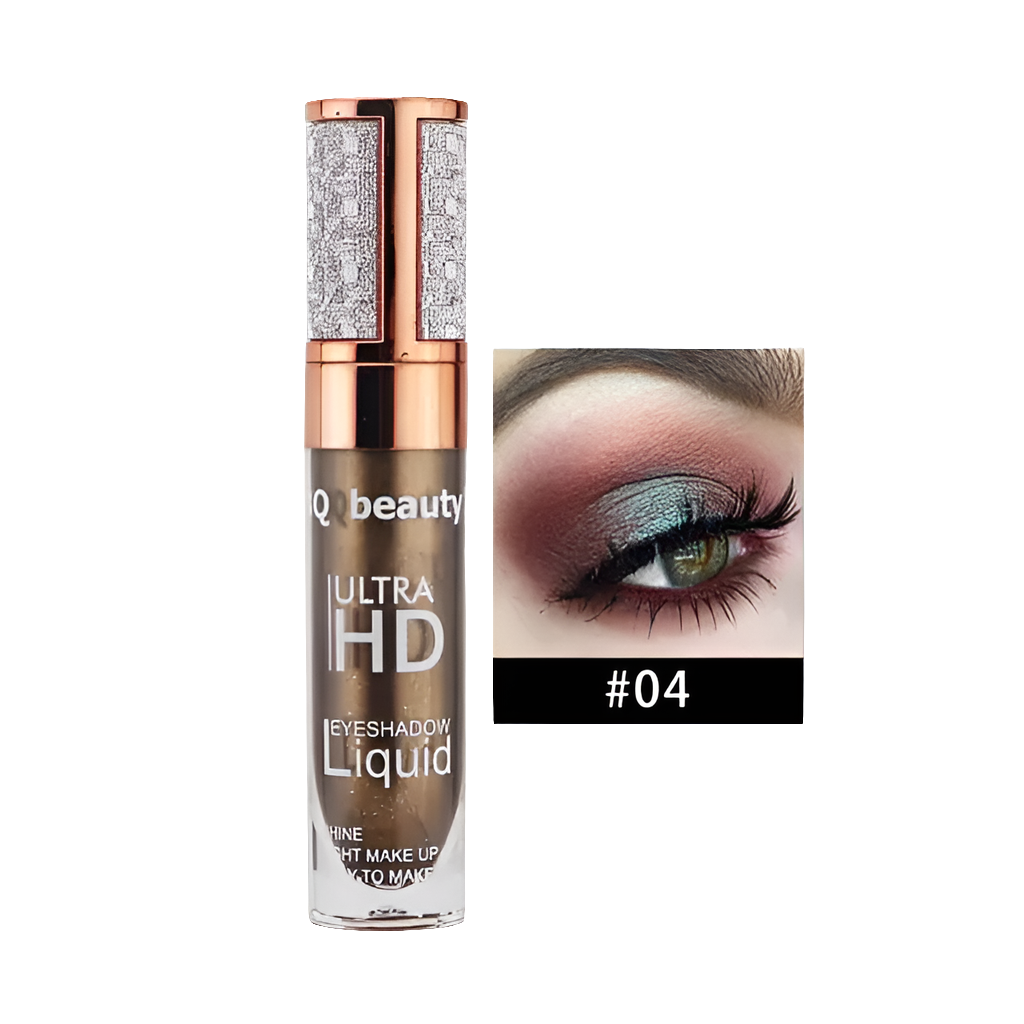 Sombra de ojos líquida con brillo perlado