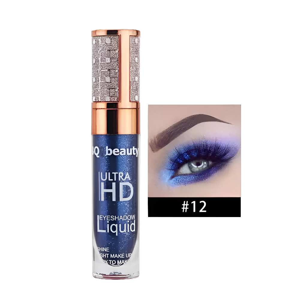 Sombra de ojos líquida con brillo perlado
