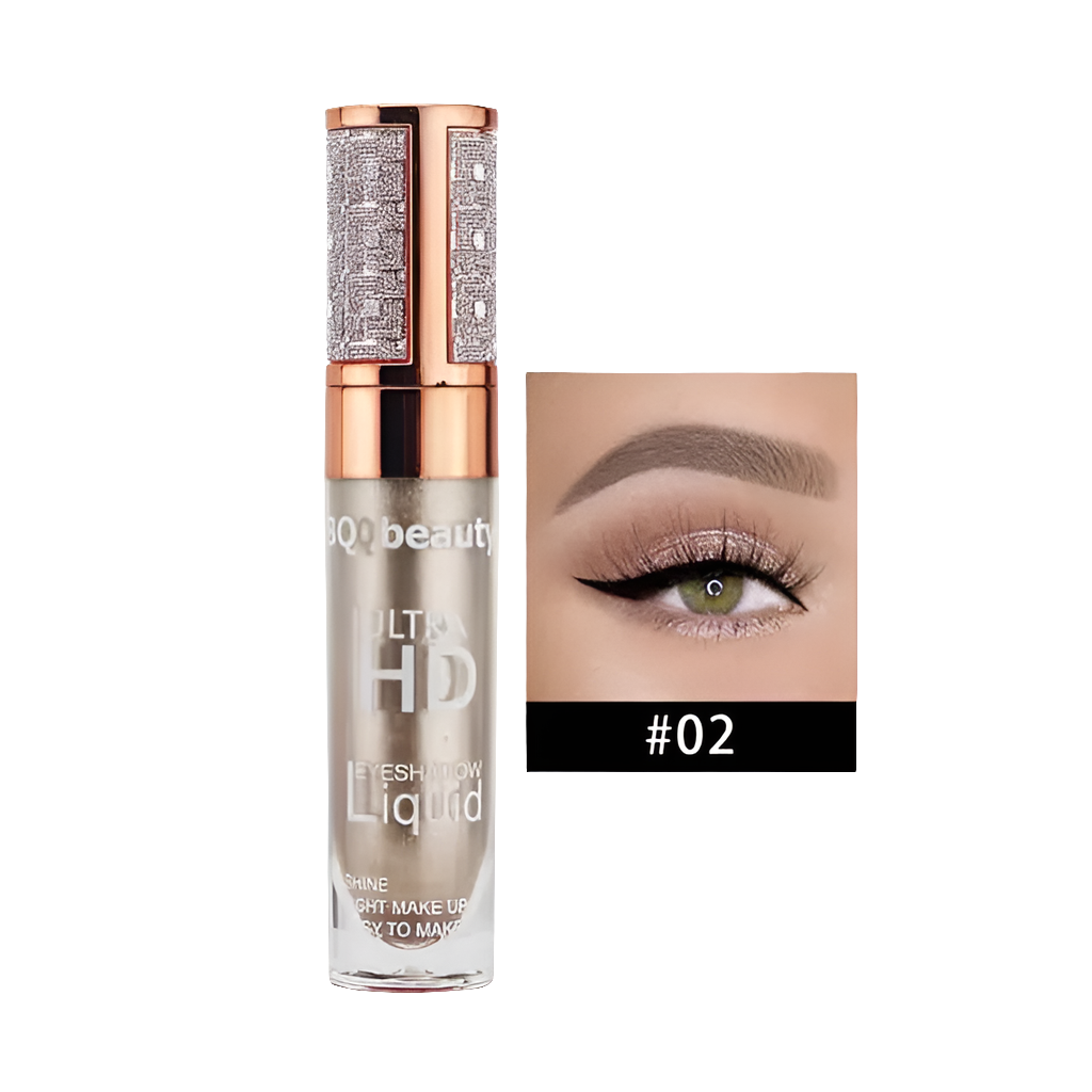 Sombra de ojos líquida con brillo perlado