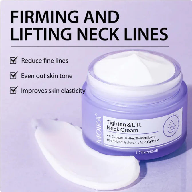 Crema reafirmante para el cuello