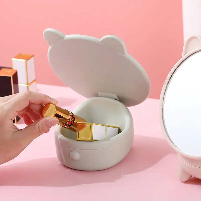 Espejo de maquillaje de escritorio