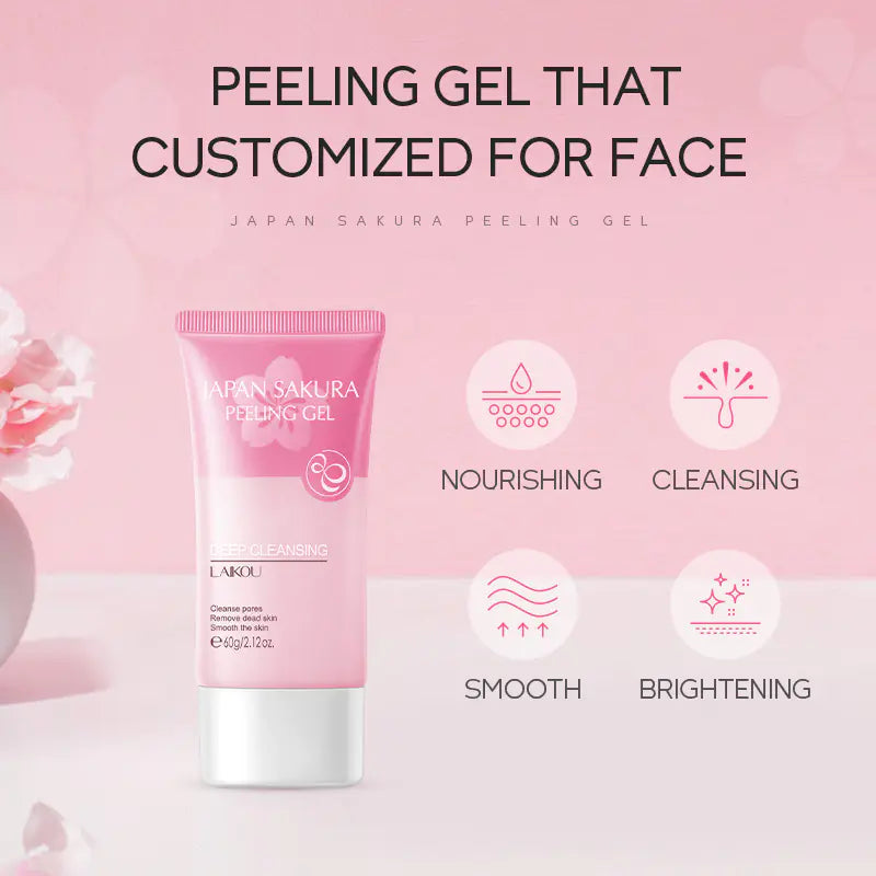 LAIKOU Gel Exfoliante Facial de Flor de Cerezo