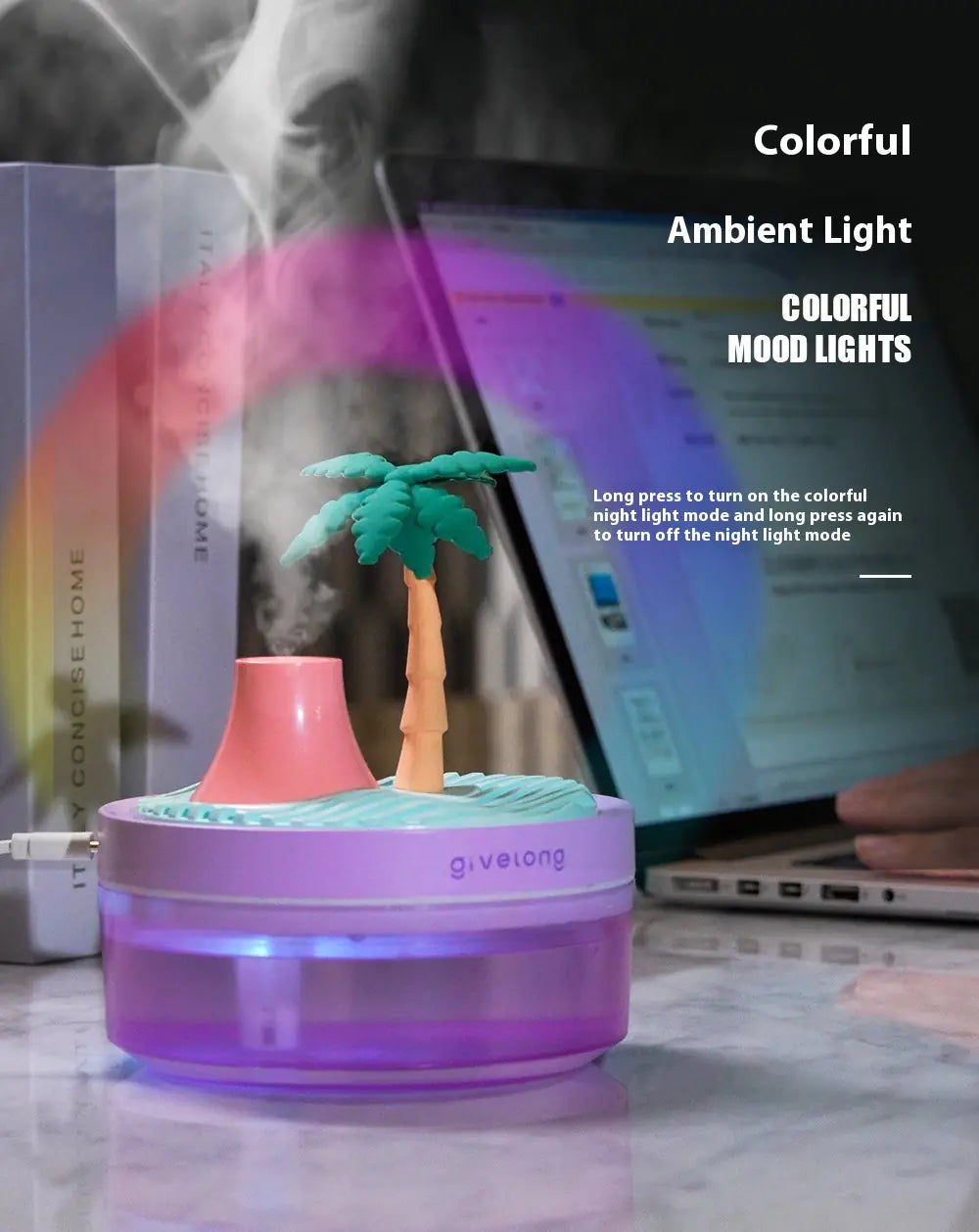 Humidificador de aire de escritorio USB
