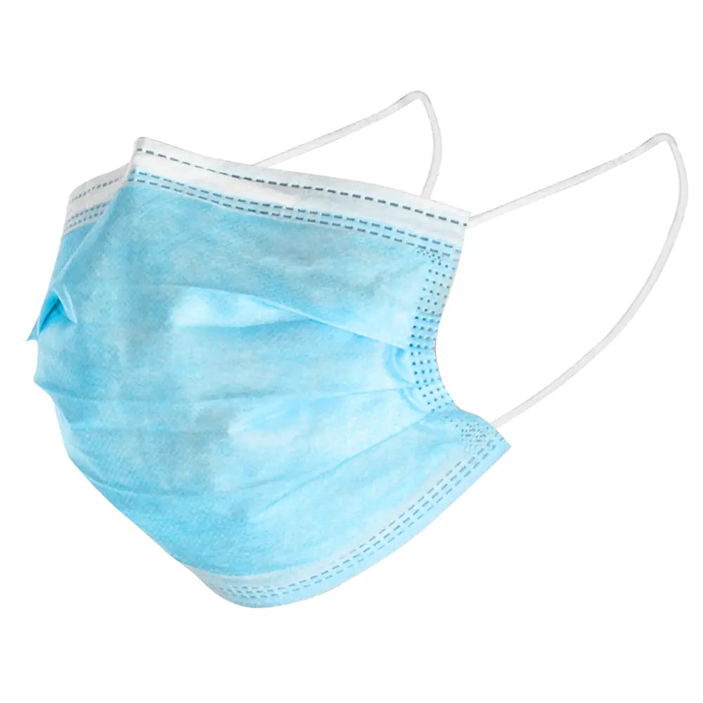 Mascarillas desechables 50 pcs azul y blanco