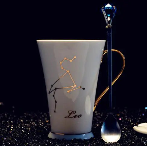 Vaso de cerámica del signo zodiacal