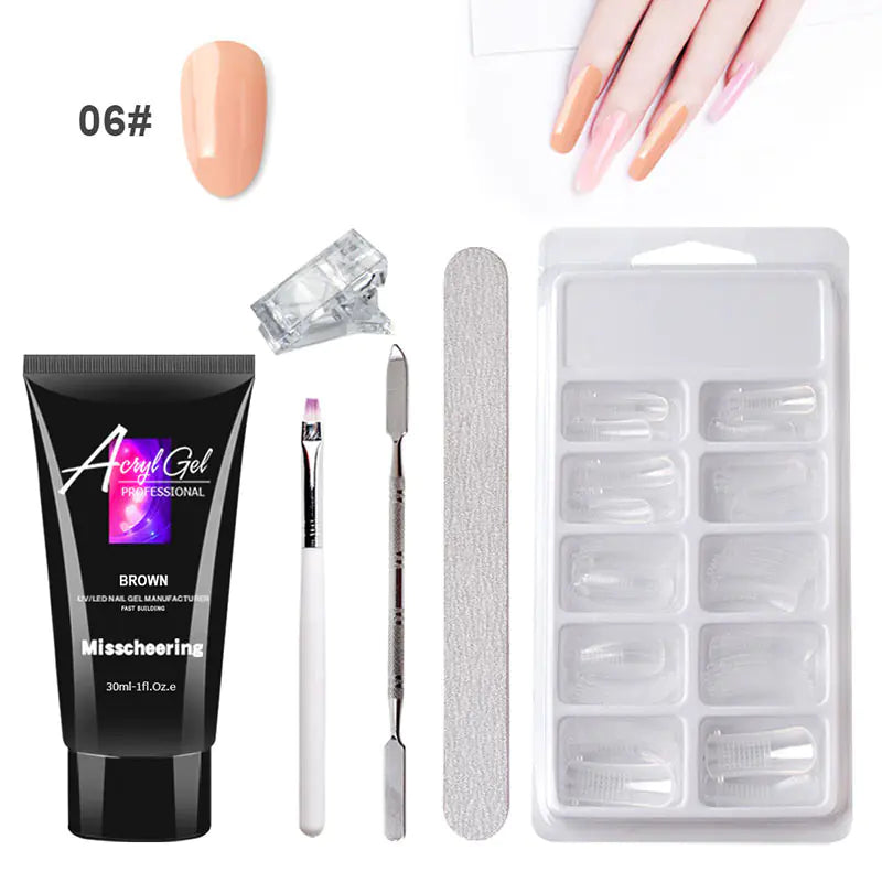 Kit de extensión de uñas en gel