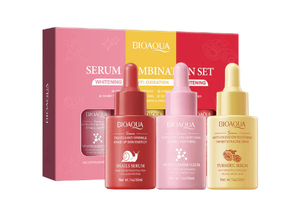 BIOAQUA set avanzado para el cuidado de la piel de 3 unidades