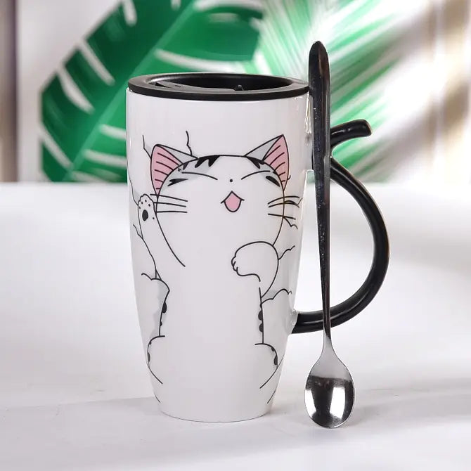 Cat ceramic mug