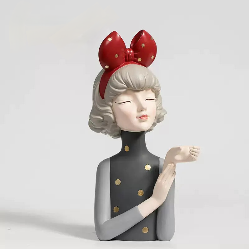 Figura decorativa y almacenamiento