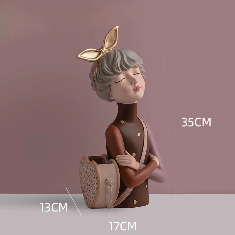 Figura decorativa y almacenamiento