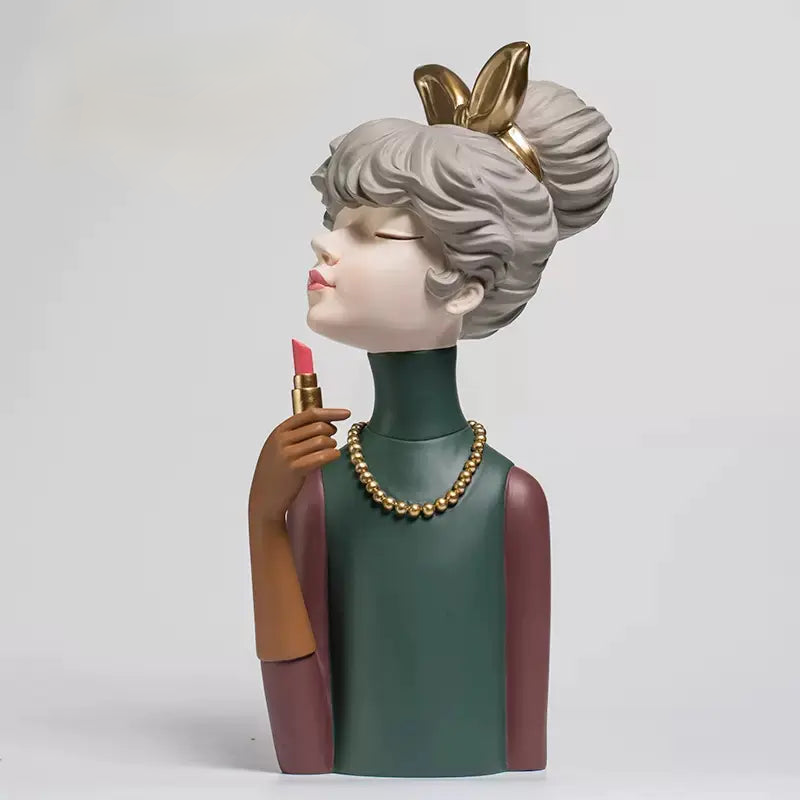 Figura decorativa y almacenamiento