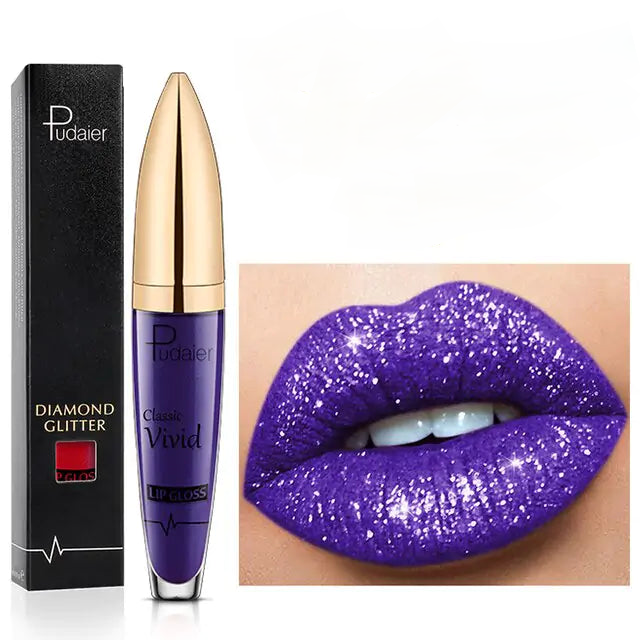 Brillo labial brillante de larga duración