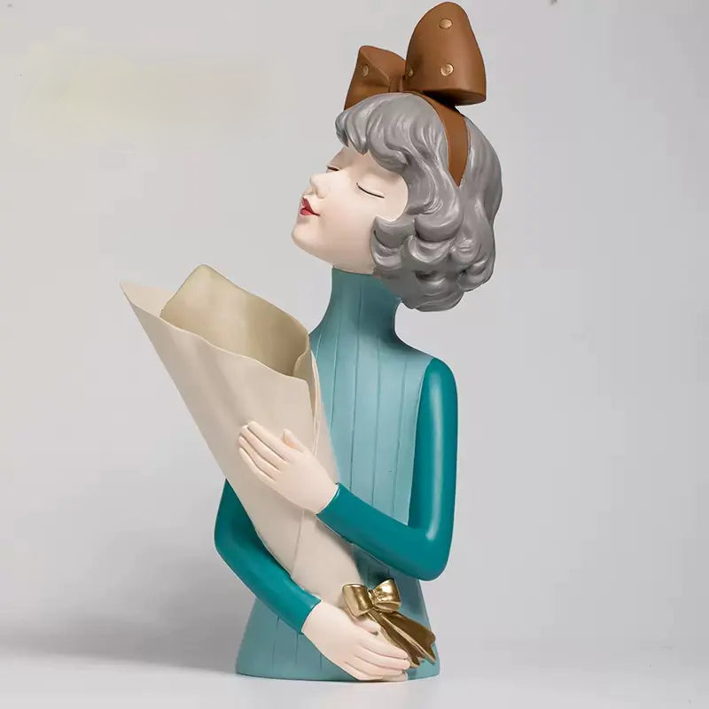 Figura decorativa y almacenamiento