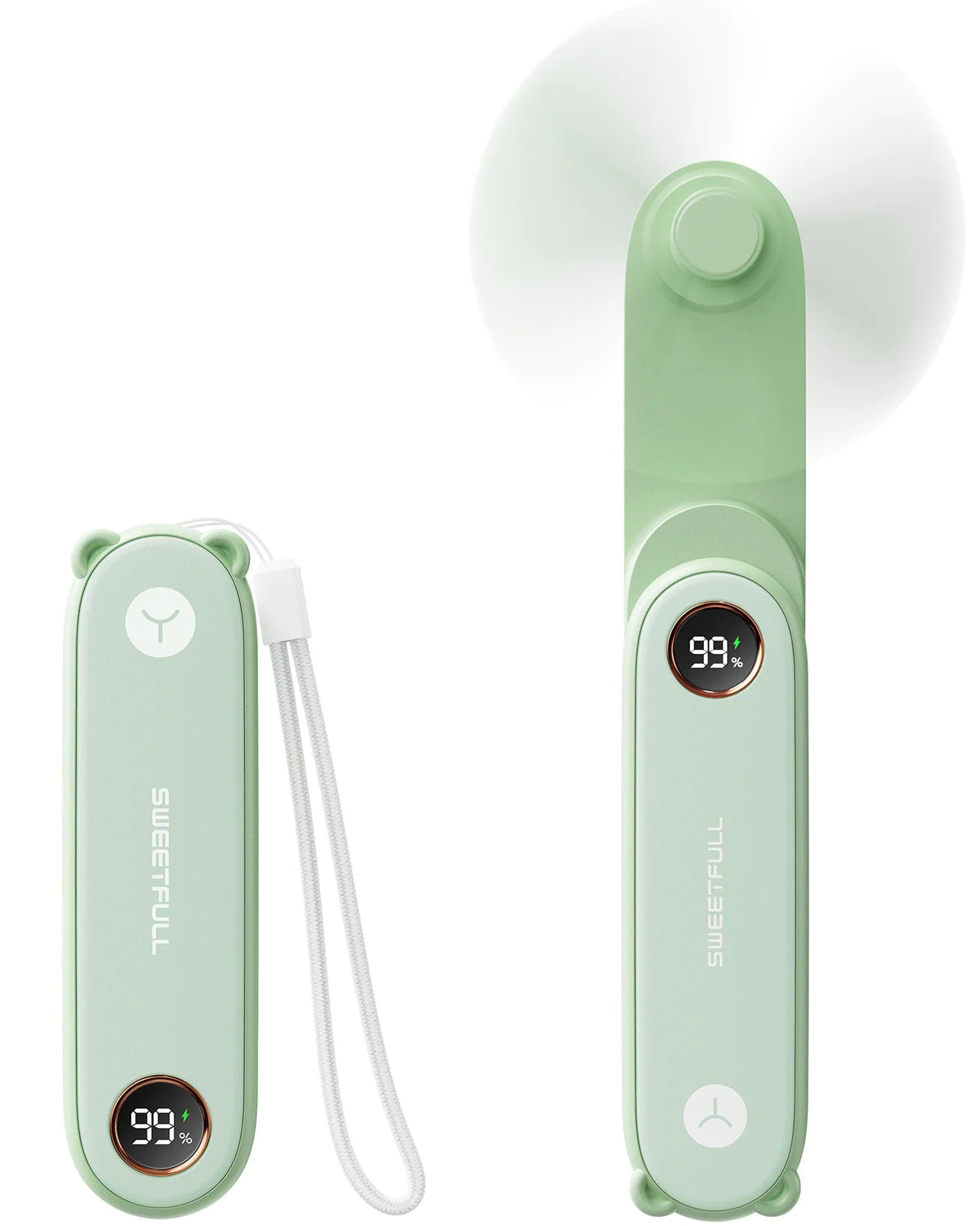 Mini ventilador de mano plegable USB
