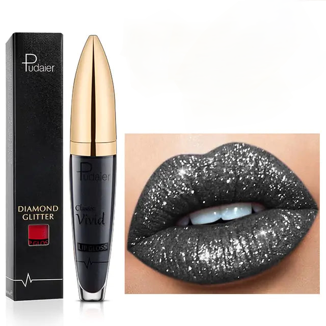 Brillo labial brillante de larga duración
