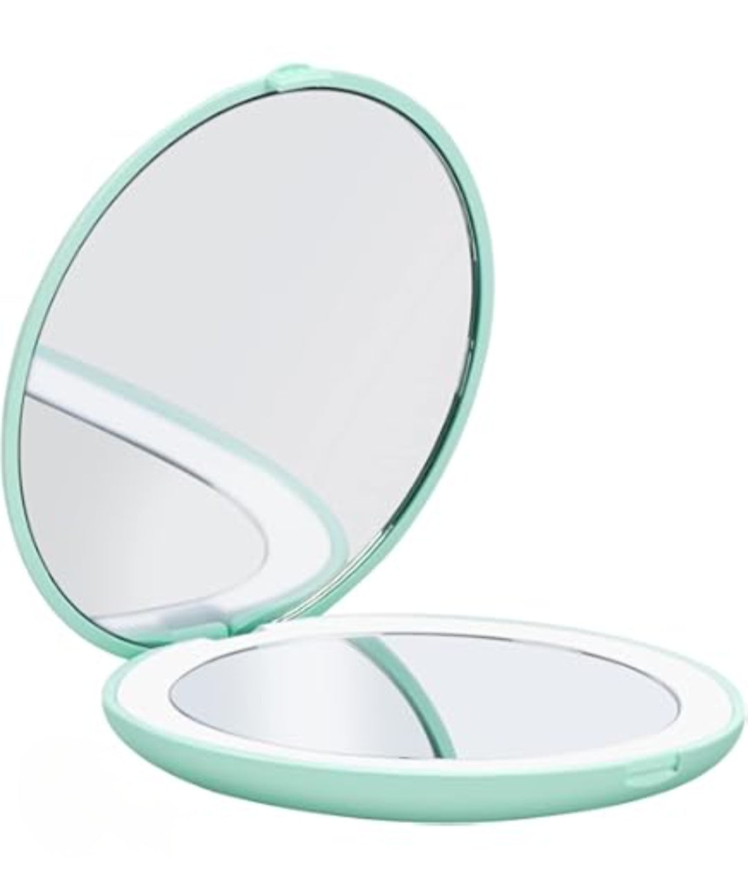 Espejo de maquillaje LED portátil con aumento