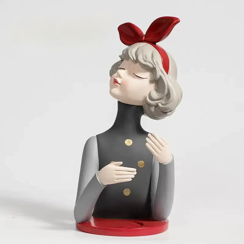 Figura decorativa y almacenamiento