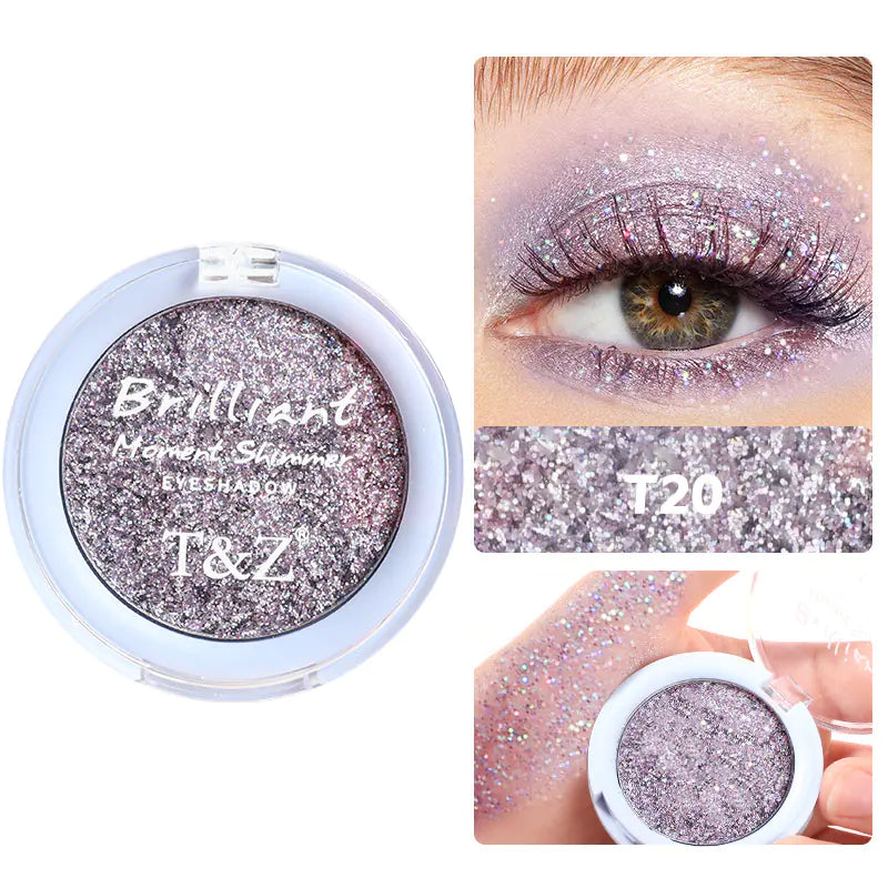 Paleta de sombras de ojos resistentes al agua