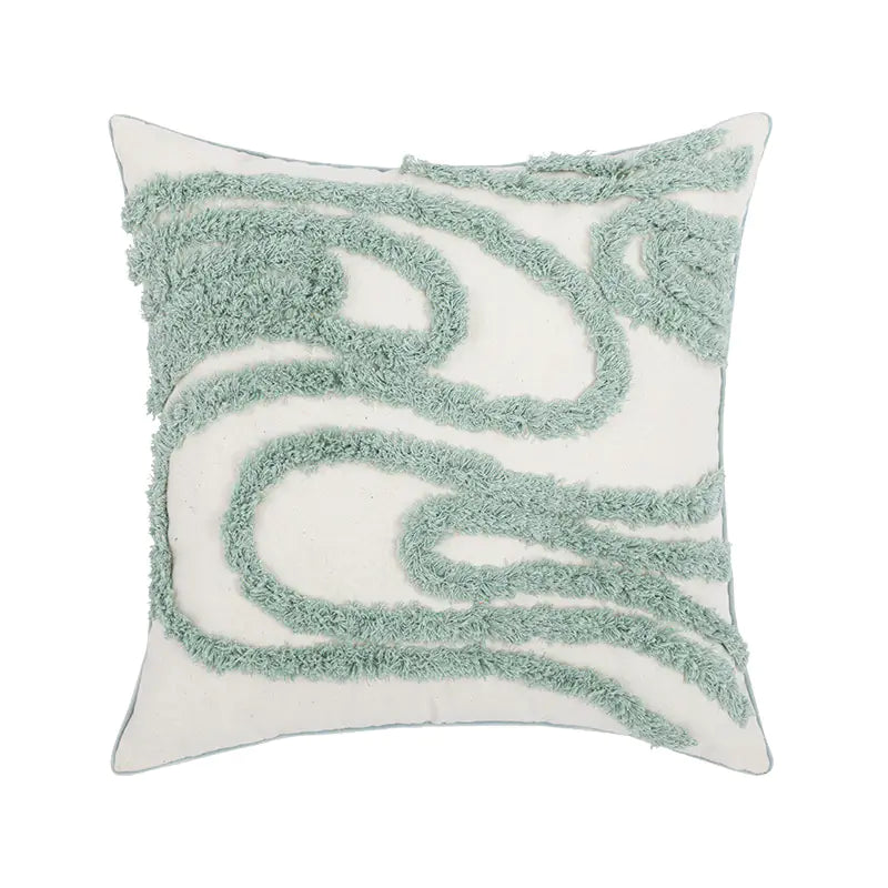 Funda de almohada bordada