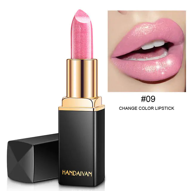 Labial brillante resistente al agua