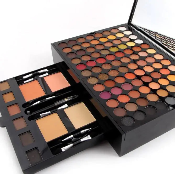 Paleta de maquillaje de 180 colores de sombras de ojos y rubores