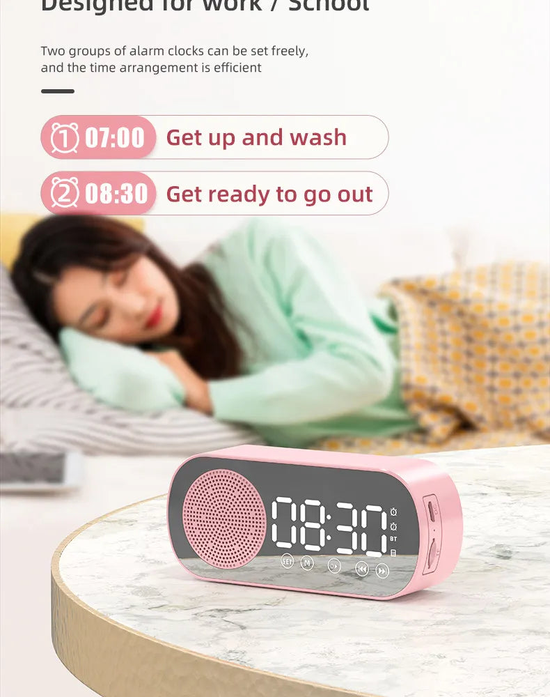 Reloj despertador digital LED BT - Erlif