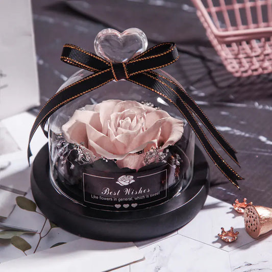 Caja de regalo de rosa eterna