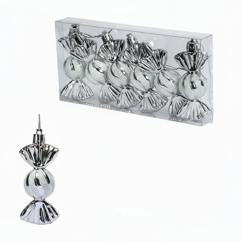 Adornos navideños de caramelo - Erlif 