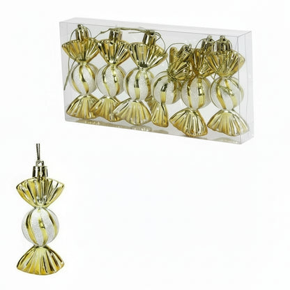 Adornos navideños de caramelo - Erlif 