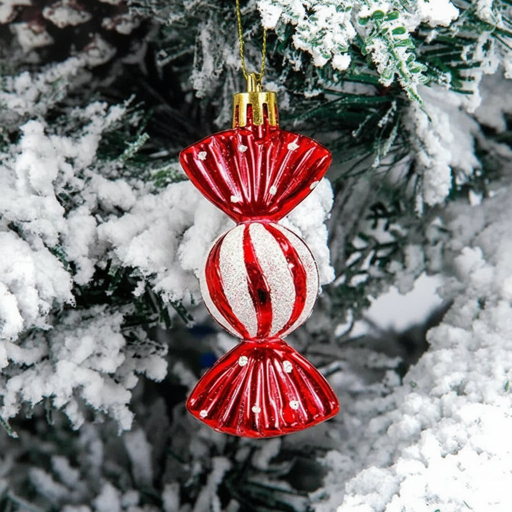 Adornos navideños de caramelo - Erlif 