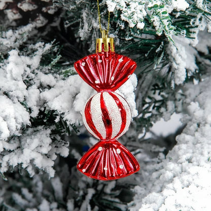 Adornos navideños de caramelo - Erlif 