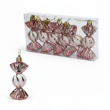 Adornos navideños de caramelo - Erlif 