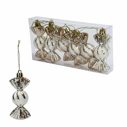 Adornos navideños de caramelo - Erlif 