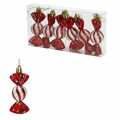 Adornos navideños de caramelo - Erlif 