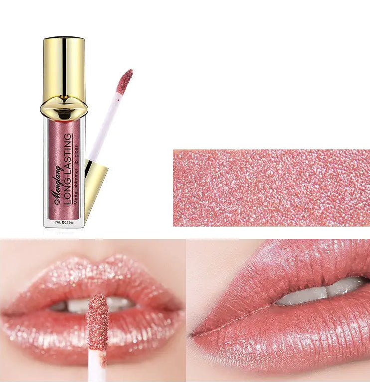 Brillo labial mate perlado - Erlif 