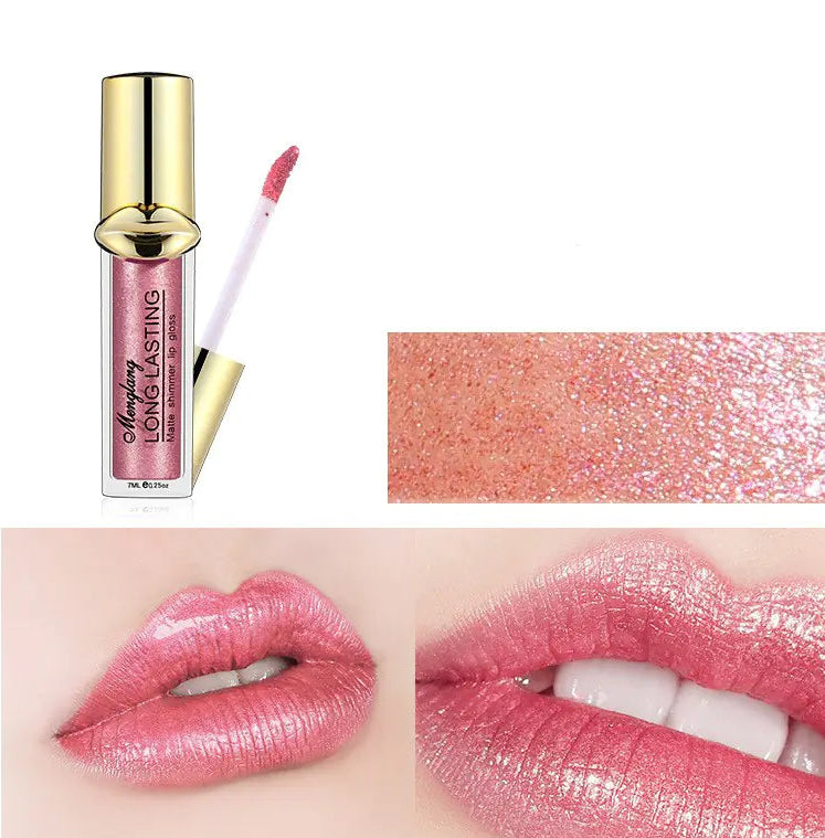 Brillo labial mate perlado - Erlif 